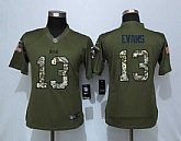 Women Nike Limited Tampa Bay Buccaneers #13 Evans Green Salute To Service Jersey,baseball caps,new era cap wholesale,wholesale hats